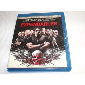 The Expendables Blu-Ray & DVD Stallone, Crews, Rourke, Willis Action Rated R